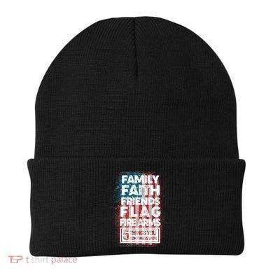 Don't Mess With Us Tough American Beanie