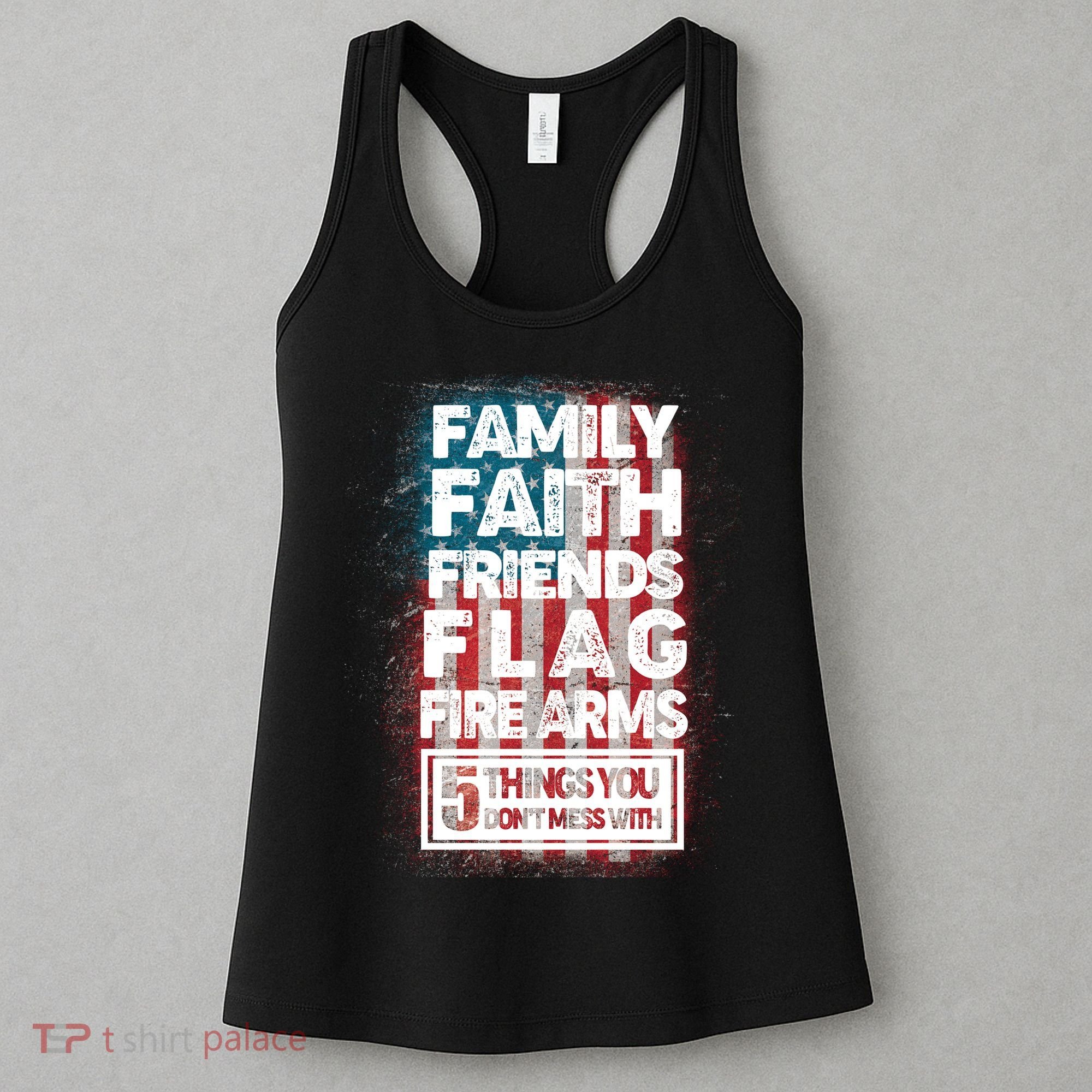 Don't Mess With Us Tough American Women's Tank Top