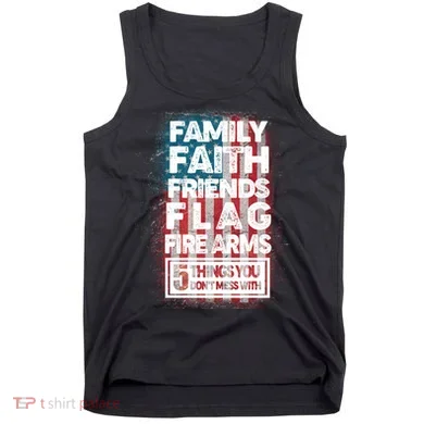 Don't Mess With Us Tough American Tank Top