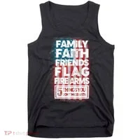 Don't Mess With Us Tough American Tank Top thumb 0