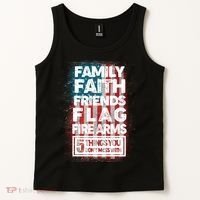 Don't Mess With Us Tough American Tank Top thumb 2