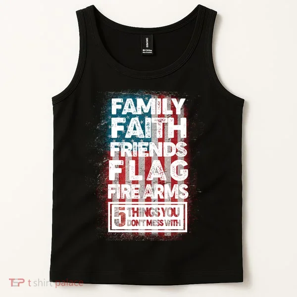 Don't Mess With Us Tough American Tank Top