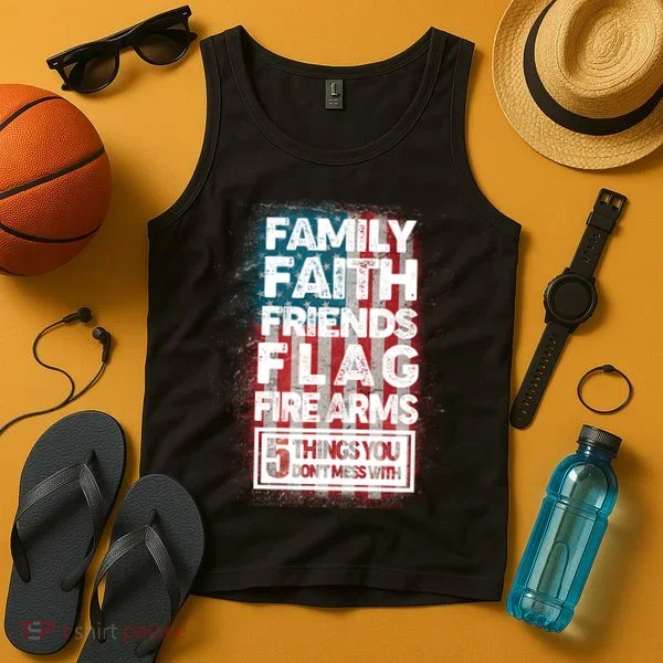 Don't Mess With Us Tough American Tank Top