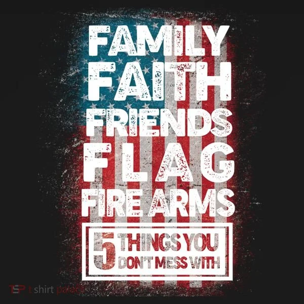 Don't Mess With Us Tough American Tank Top