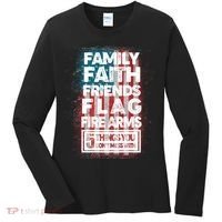 Don't Mess With Us Tough American Women's Long Sleeve Shirt thumb 0