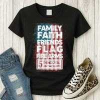Don't Mess With Us Tough American Women's T-Shirt thumb 3