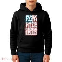 Don't Mess With Us Tough American Kids Hoodie thumb 4