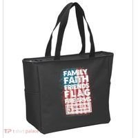 Don't Mess With Us Tough American Tote Bag thumb 2