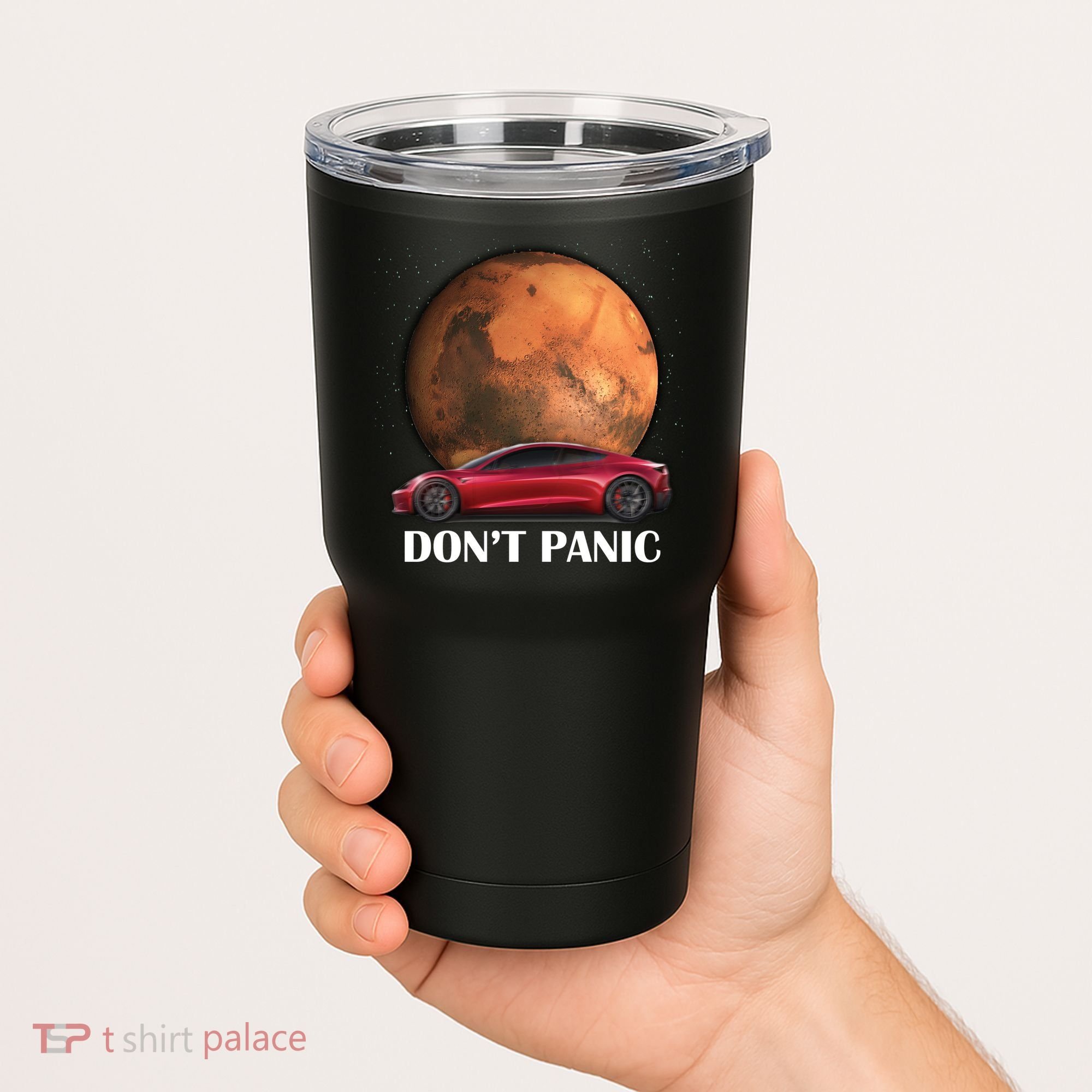 Don't Panic Tumbler