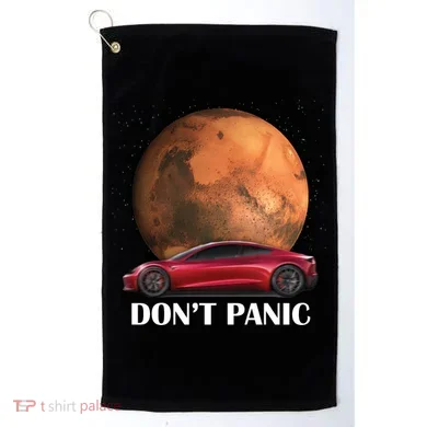 Don't Panic Golf Towel