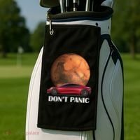 Don't Panic Golf Towel thumb 2