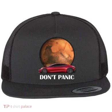 Don't Panic Flat Bill Trucker Hat
