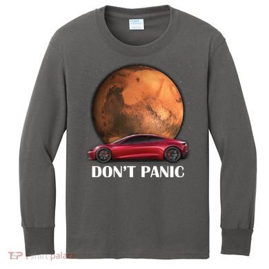 Don't Panic Kids Long Sleeve Shirt
