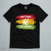 Don't Panic It's Organic Weed T-Shirt thumb 5