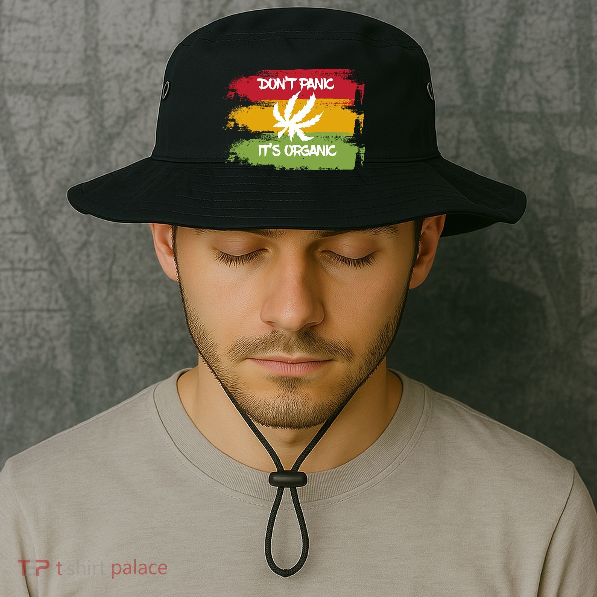 Don't Panic It's Organic Weed Bucket Hat