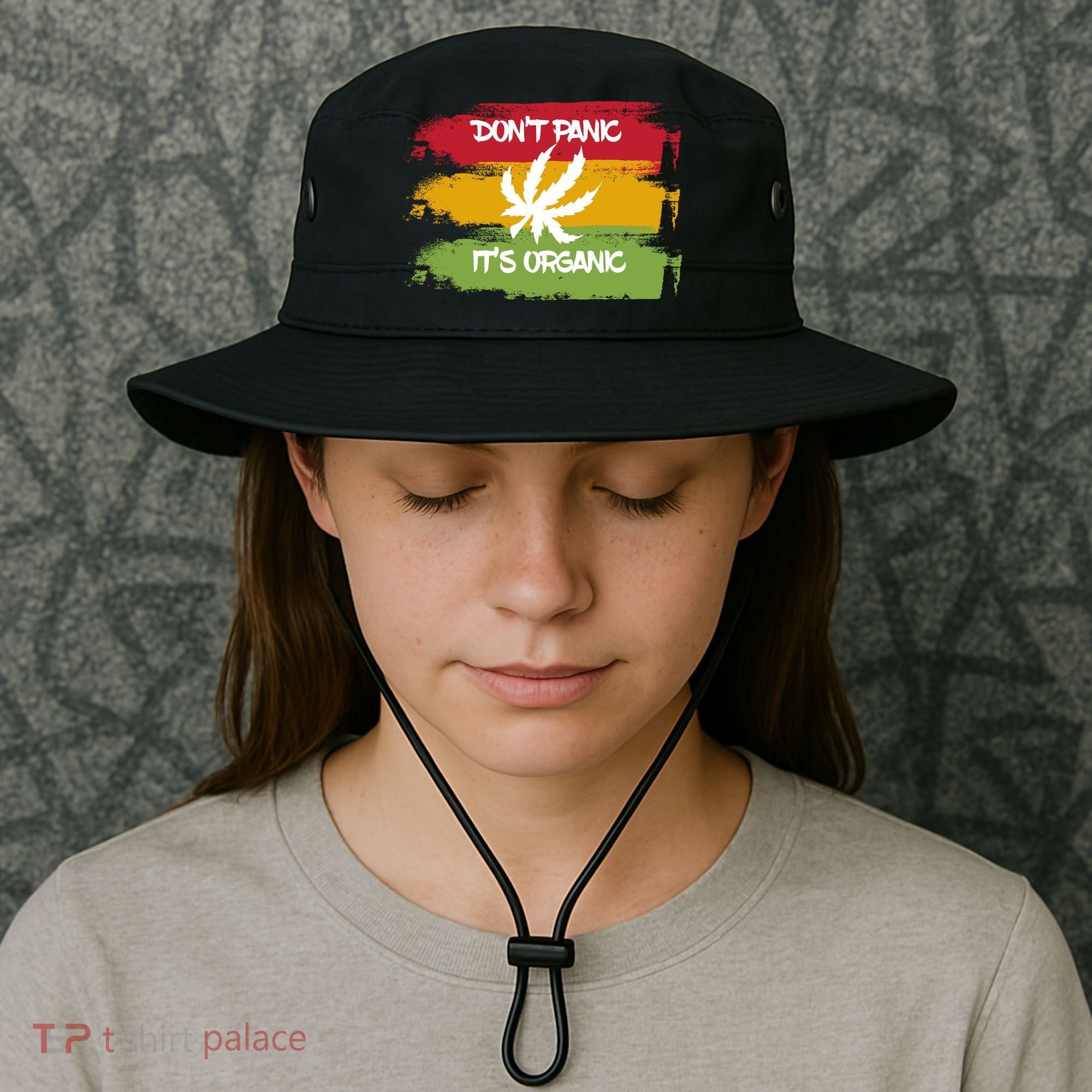 Don't Panic It's Organic Weed Bucket Hat