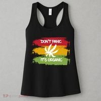 Don't Panic It's Organic Weed Women's Tank Top thumb 3
