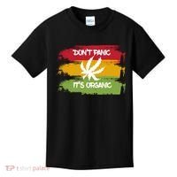 Don't Panic It's Organic Weed Kids T-Shirt thumb 0