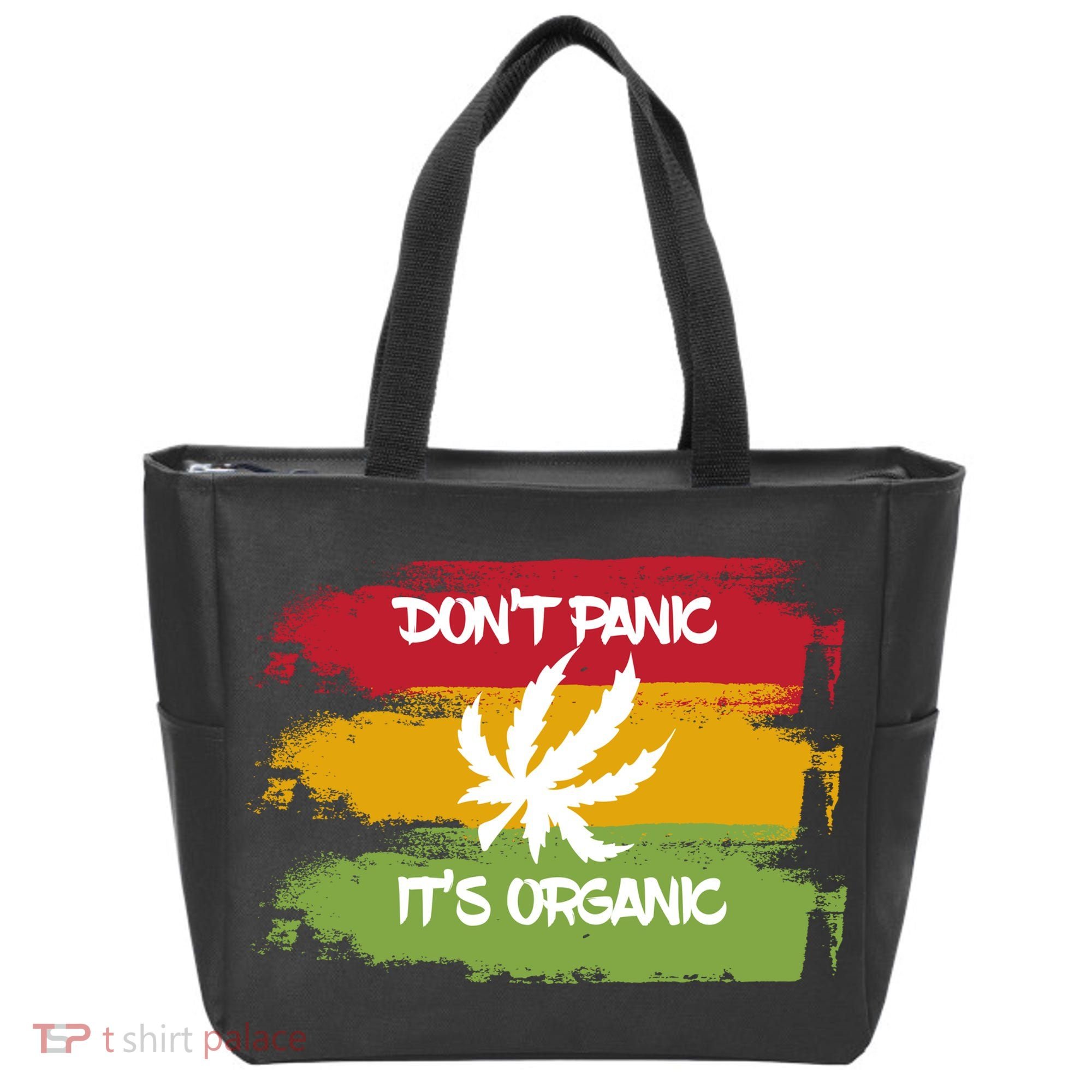 Don't Panic It's Organic Weed Tote Bag