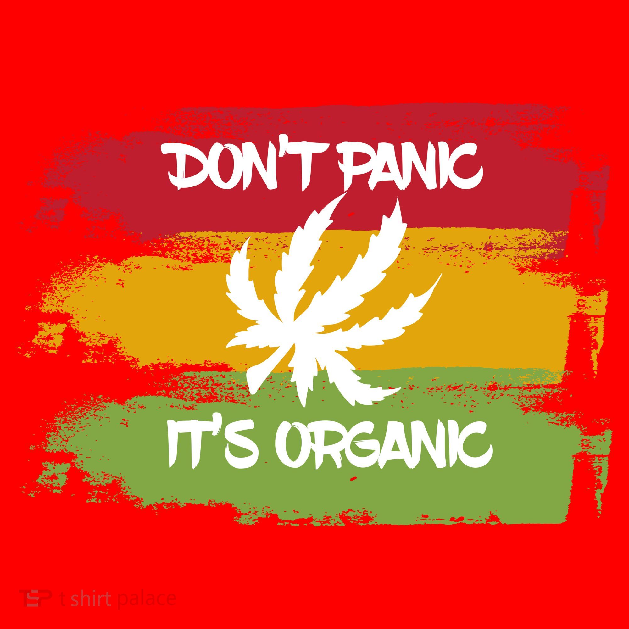 Don't Panic It's Organic Weed Santa Hat