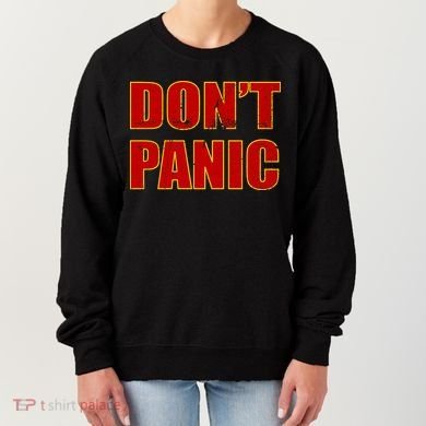 Don't Panic Vintage Distressed Panicking Women's Sweatshirt