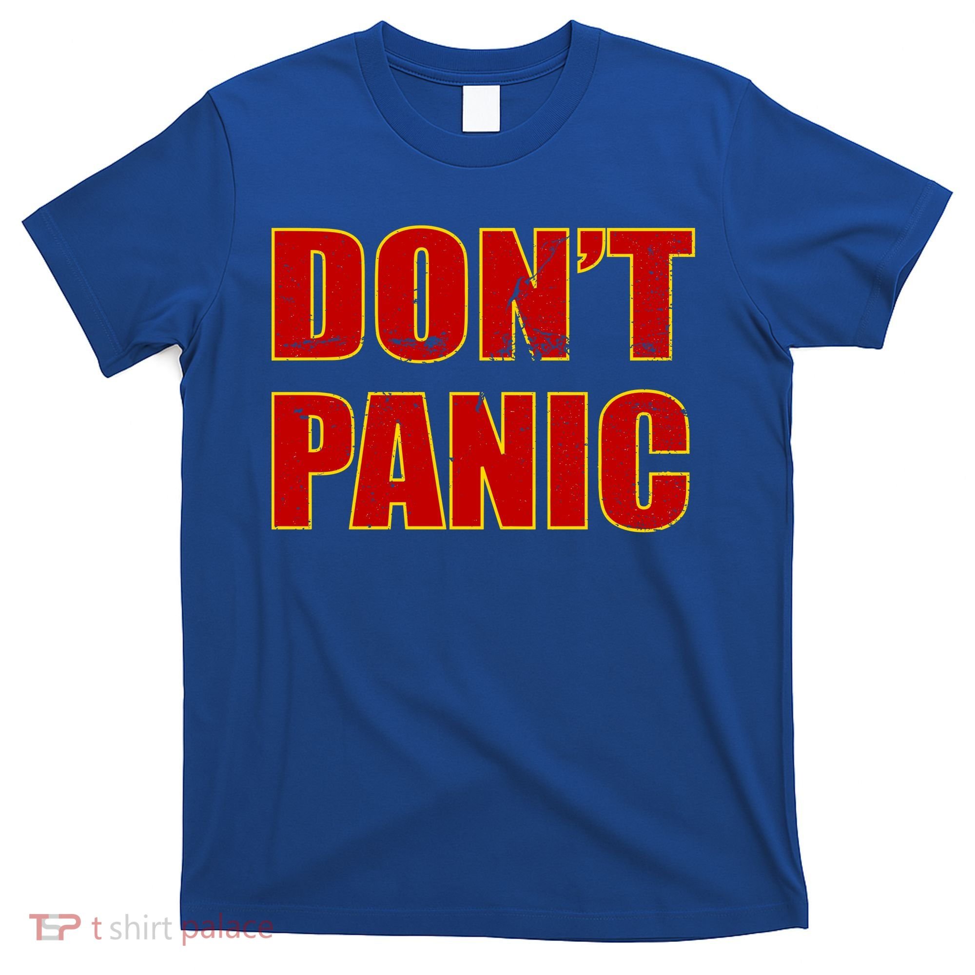 Don't Panic Vintage Distressed Panicking T-Shirt