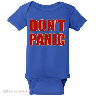 Don't Panic Vintage Distressed Panicking Baby Bodysuit