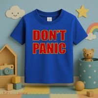 Don't Panic Vintage Distressed Panicking Toddler T-Shirt thumb 3