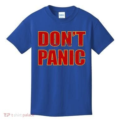 Don't Panic Vintage Distressed Panicking Kids T-Shirt