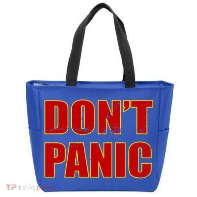 Don't Panic Vintage Distressed Panicking Tote Bag