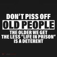 Don't Piss Off Old People Funny Tank Top thumb 6
