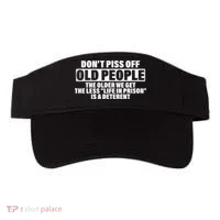 Don't Piss Off Old People Funny Visor thumb 0
