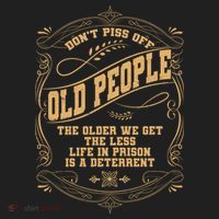 Don't Piss Off Old People We Get Less Life In Prison Beanie thumb 2