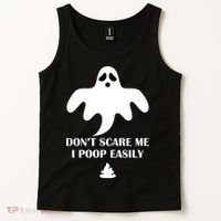 Don't Scare Me I Poop Easily Tank Top thumb 2