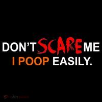 Don't Scare Me I Poop Easily Funny Women's Hoodie thumb 2