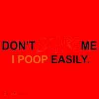 Don't Scare Me I Poop Easily Funny Santa Hat thumb 1