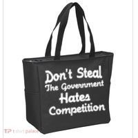 Don't Steal The Government Hates Competition Tote Bag thumb 2