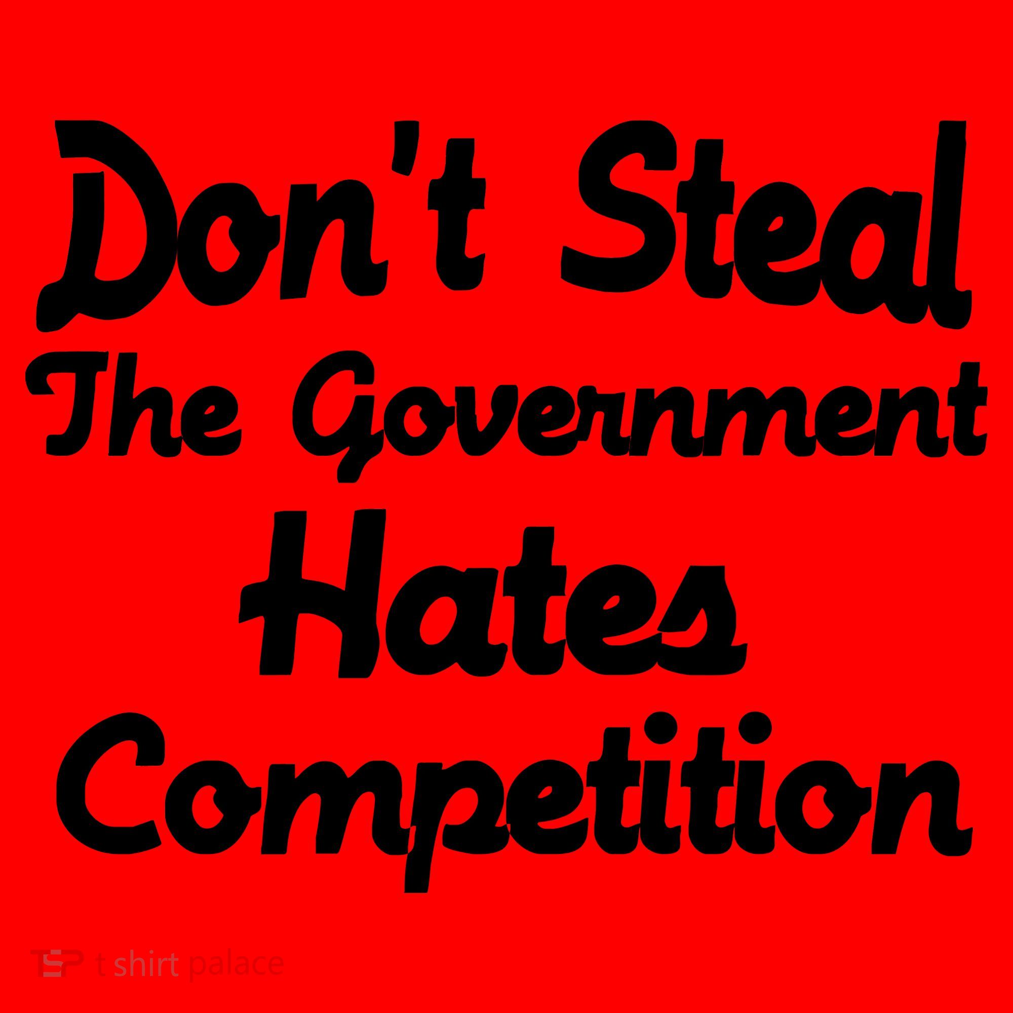Don't Steal The Government Hates Competition Santa Hat