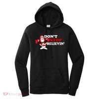 Don't Stop Believin Santa Women's Hoodie thumb 0