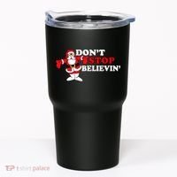 Don't Stop Believin Santa Tumbler thumb 0