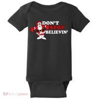 Don't Stop Believin Santa Baby Bodysuit thumb 0