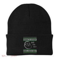 Don't Stop Believin Santa Ho Ugly Christmas Beanie thumb 0
