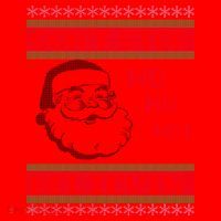 Don't Stop Believin Santa Ho Ugly Christmas Santa Hat thumb 1