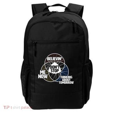 Don't Stop Believing Diagram Chart Backpack