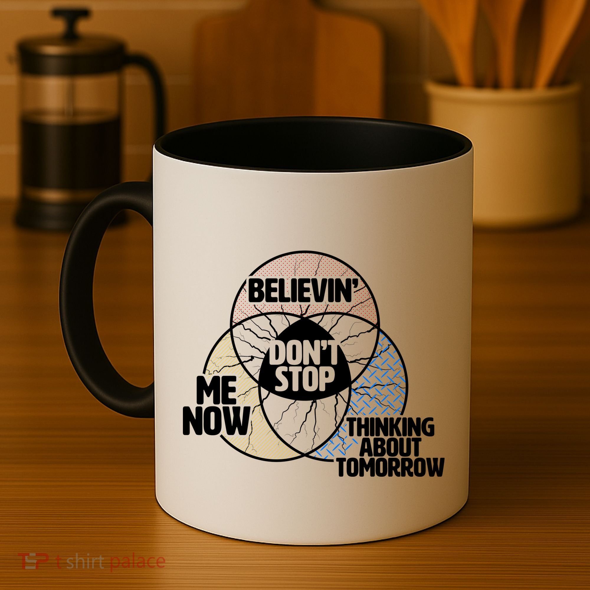 Don't Stop Believing Diagram Chart Coffee Mug