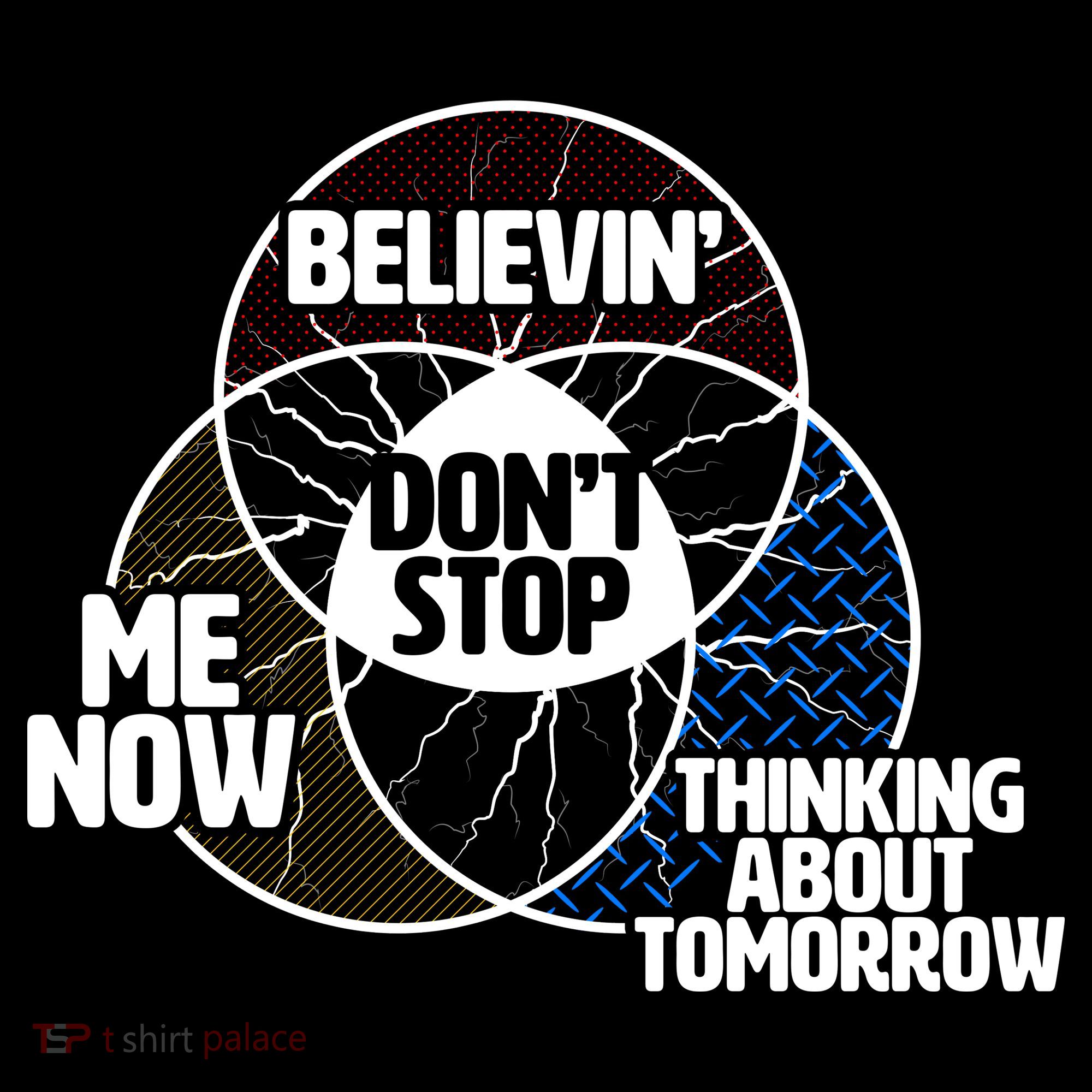 Don't Stop Believing Diagram Chart Women's Hoodie