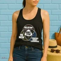 Don't Stop Believing Diagram Chart Women's Tank Top thumb 2