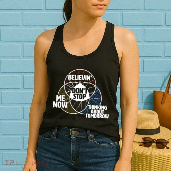 Don't Stop Believing Diagram Chart Women's Tank Top