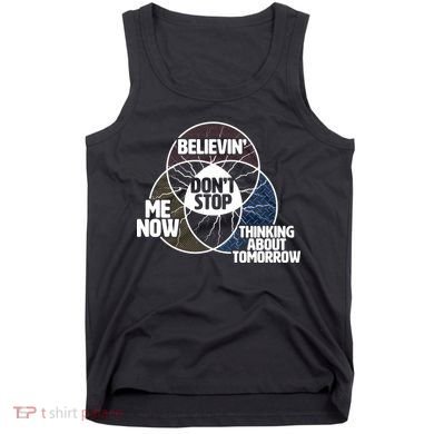 Don't Stop Believing Diagram Chart Tank Top