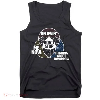 Don't Stop Believing Diagram Chart Tank Top